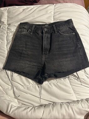 High-Rise Denim Cutoff Shorts